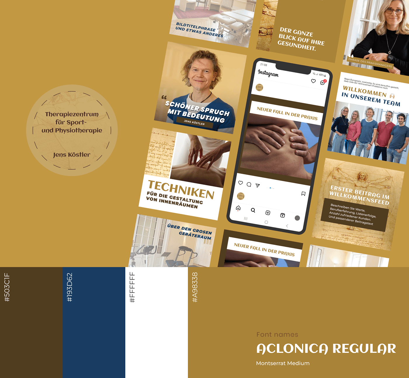 Instagram Feed Design For The Therapy Center